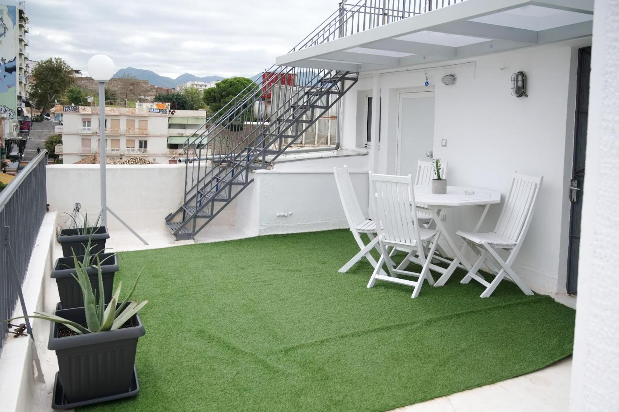 Central Aesthetic Studio With Panoramic Views Pátra Kültér fotó